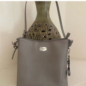 Michael Kors Elegant Gray Crossbody Bag